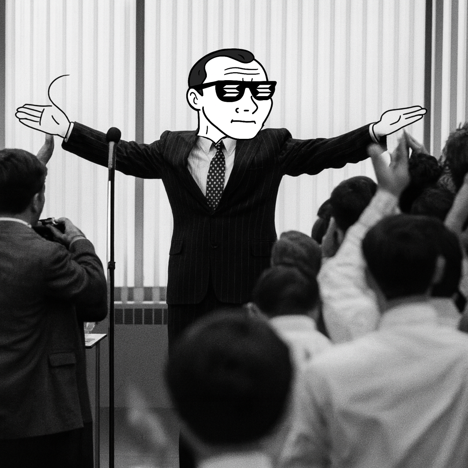 BELJAK addressing the crowd